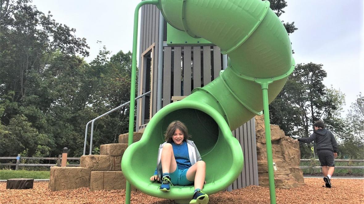 New Brookville Gardens Community Park Perfect Place to Stop and Play